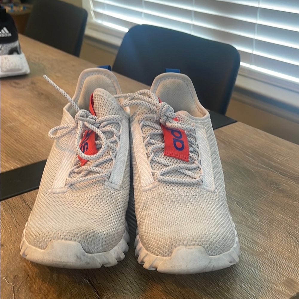 adidas White Sneakers Modern Knit Design